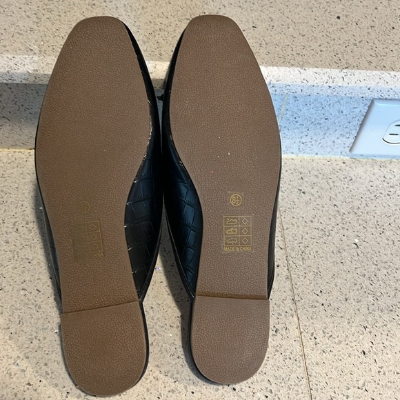 Black “croc” print slides Tamala - Picture 5 of 6